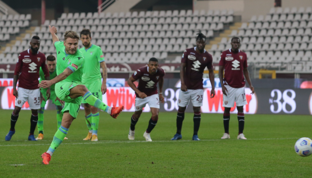  拉齐奥补时绝杀对手，因莫比莱点射破门  